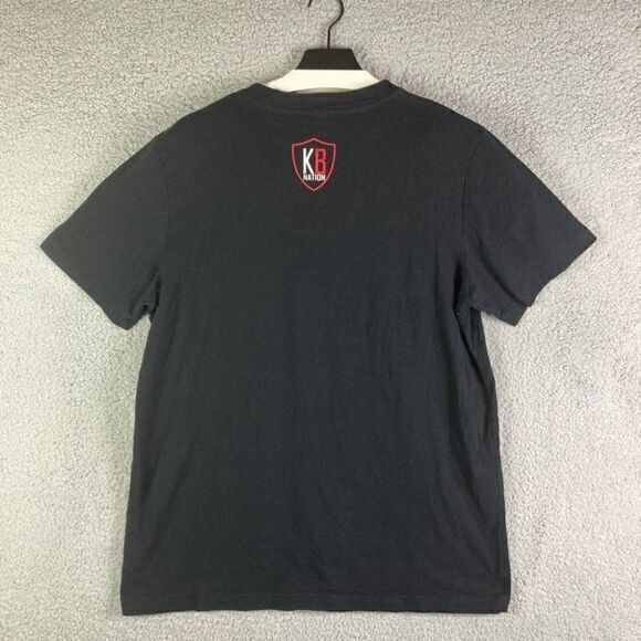 Knockerball Bubble Soccer KB Nation V-Neck T-Shirt Womens L Short Sleeve‎ Black - Picture 8 of 8